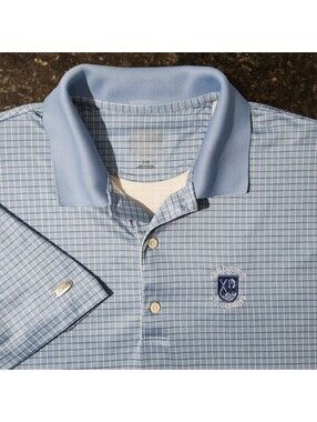 Greg Norman Old Course St Andrews Golf Polo Shirt Performance Stretch Large